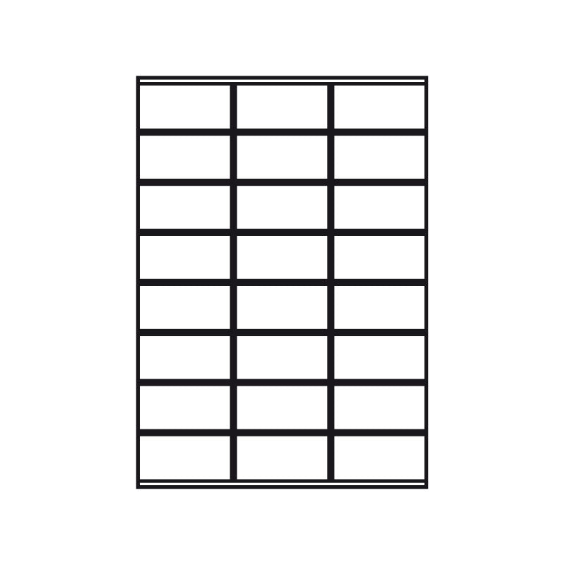 Kopierings & Laseretikett 2 Greppkant – 70 × 36 mm – 25-pack