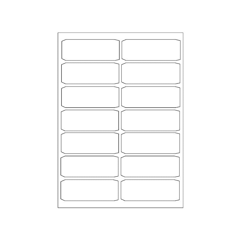 Kopierings & Laseretikett – 99,1 × 38,1 mm – 25-pack