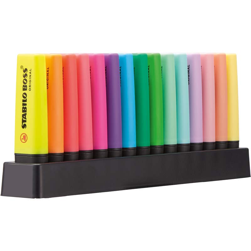 STABILO BOSS ORIGINAL Skrivbordsset 15-pack
