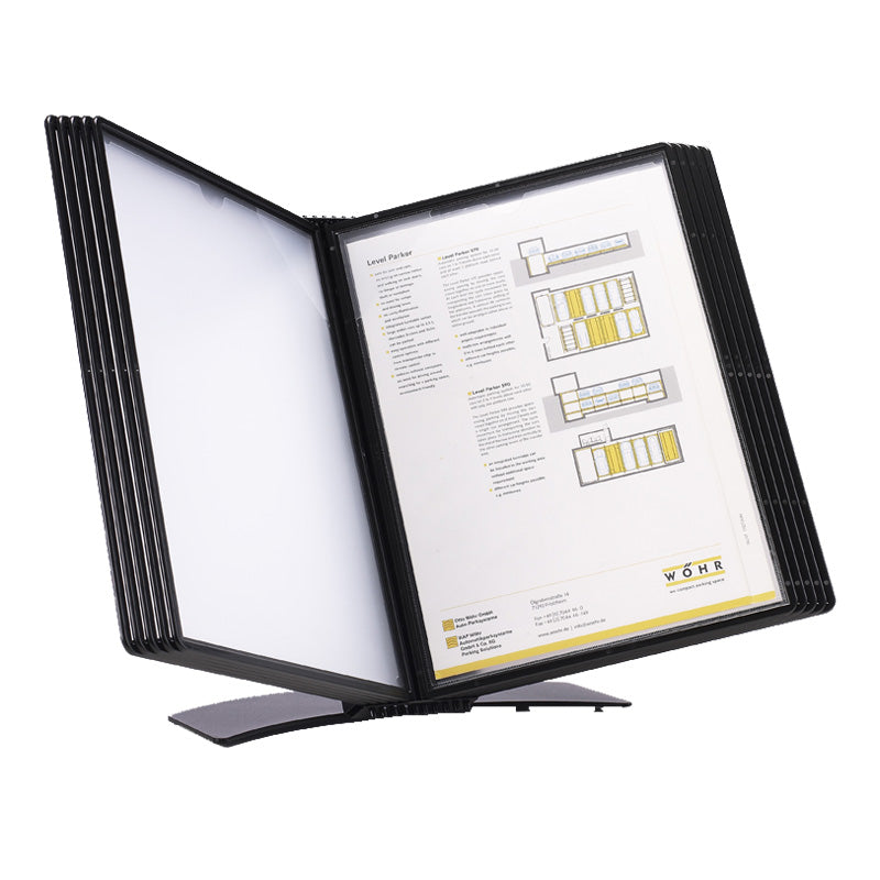 Wera Clickmount Bordsdisplay för 20 Ramar Svart – A4