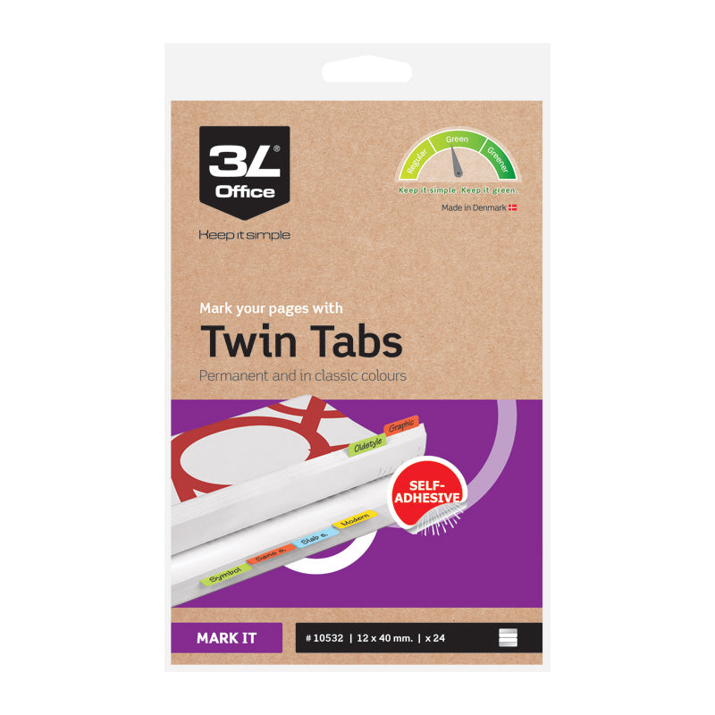 DJOIS Twintabs Perm 40 × 12 24st, Sort