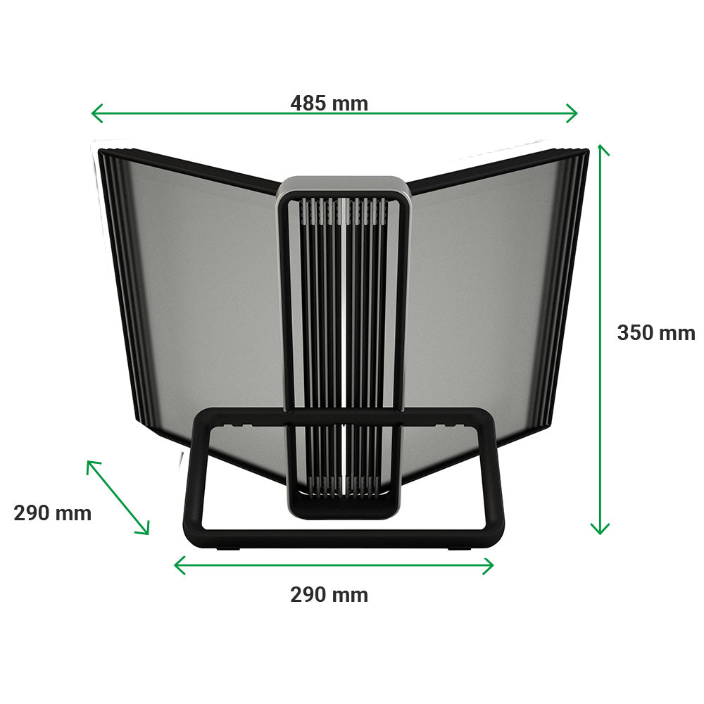 DJOIS Tarifold Bordsdisplay VEO 10 Ramar A4 Svart