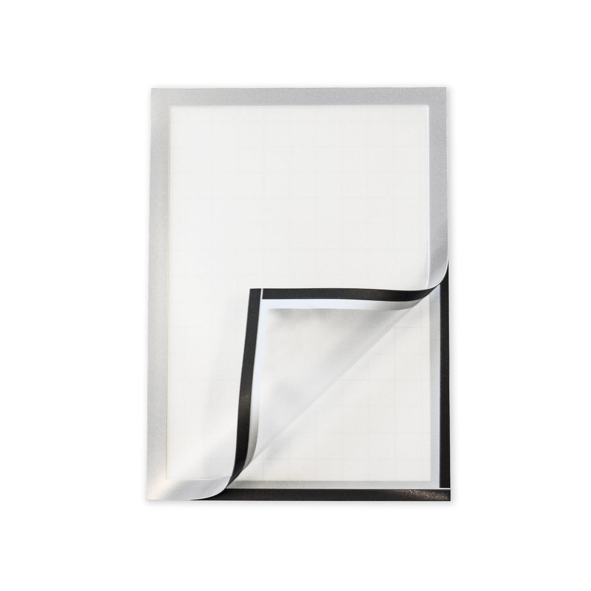 Wera Självhäftande Flyttbar Displayram 2-pack – Silver – A4