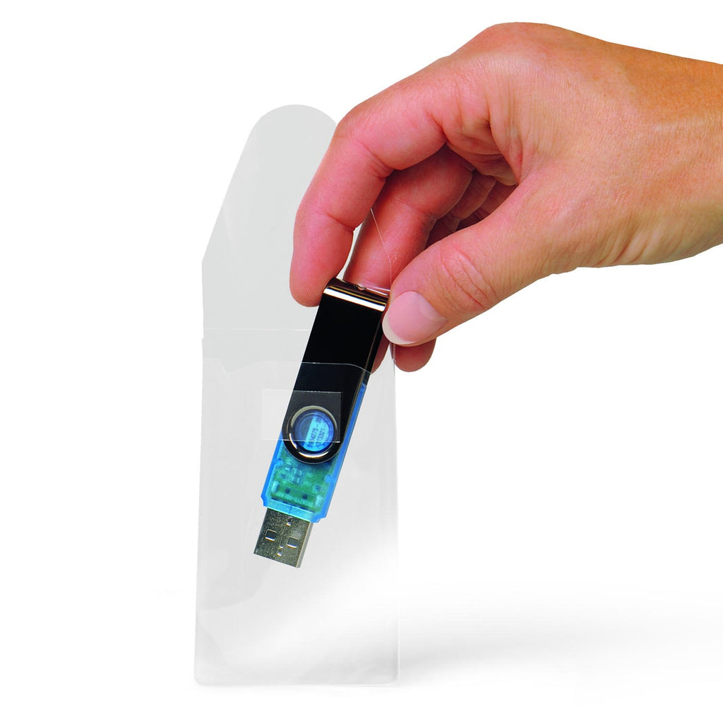 Wera Självhäftande USB-Ficka 90 × 52 mm 10-pack