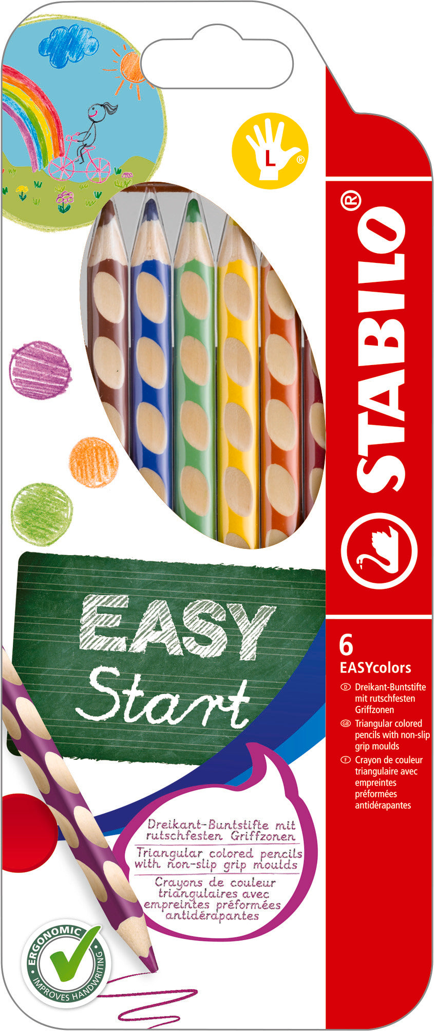 STABILO Färgpennor EASYcolors Vänster