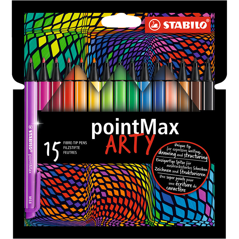 STABILO ARTY pointMax 15-pack