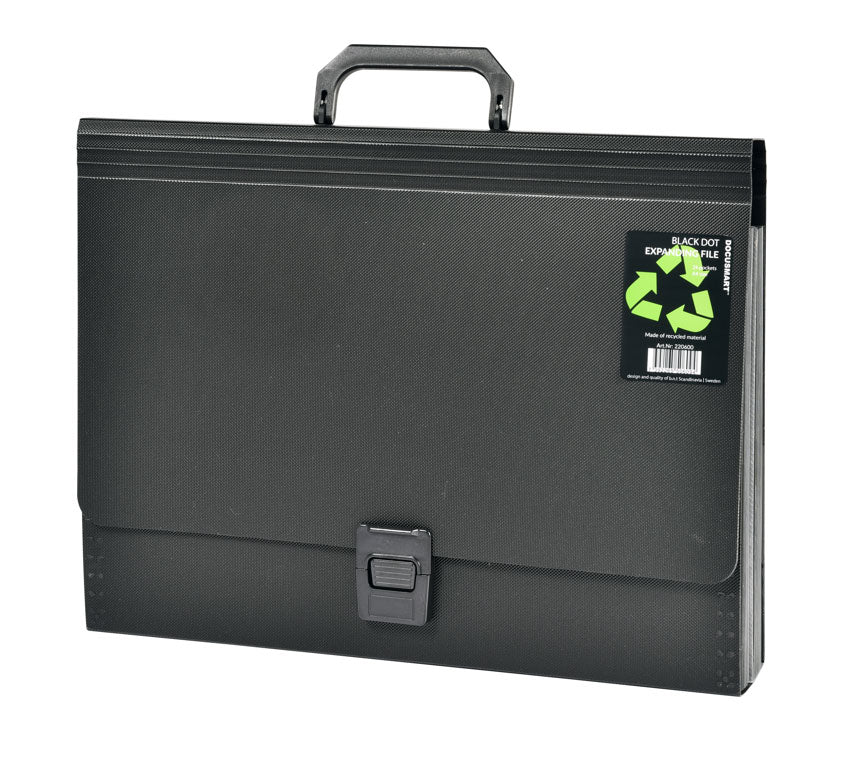 Docusmart Hemmaarkiv A4 PP 24 Fickor Svart