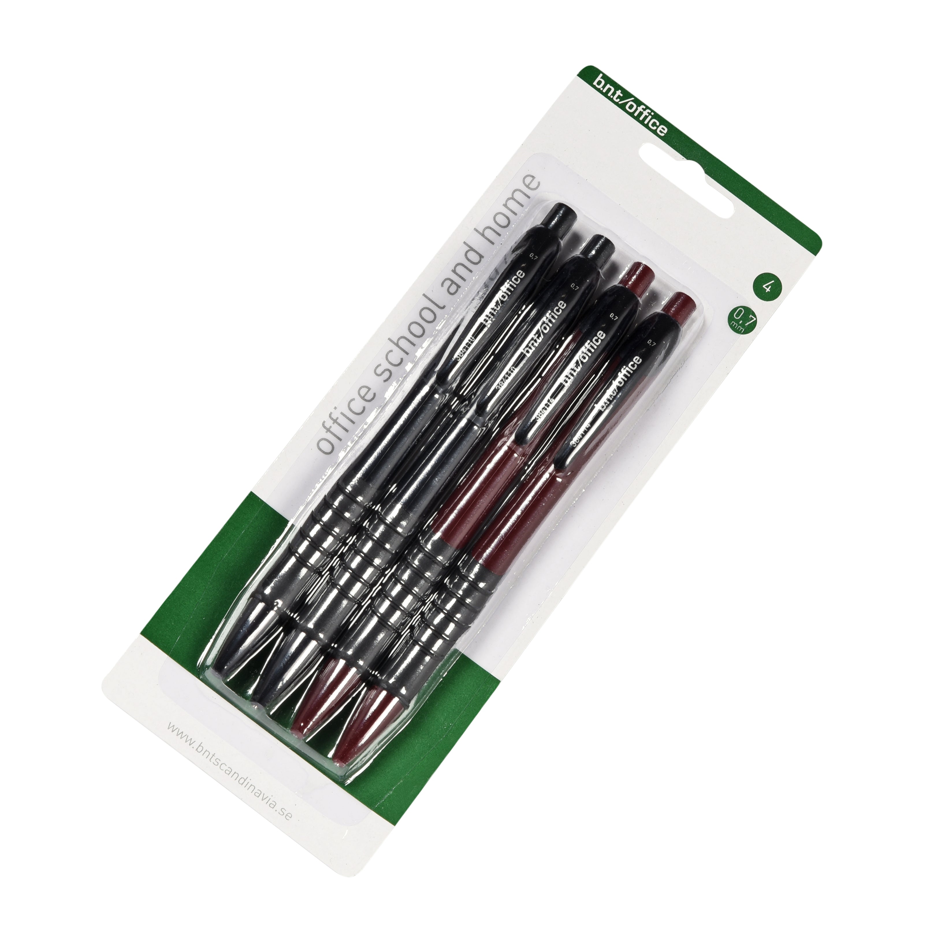 Stiftpenna 0,7 mm Blister – 4 st – 0,7 mm