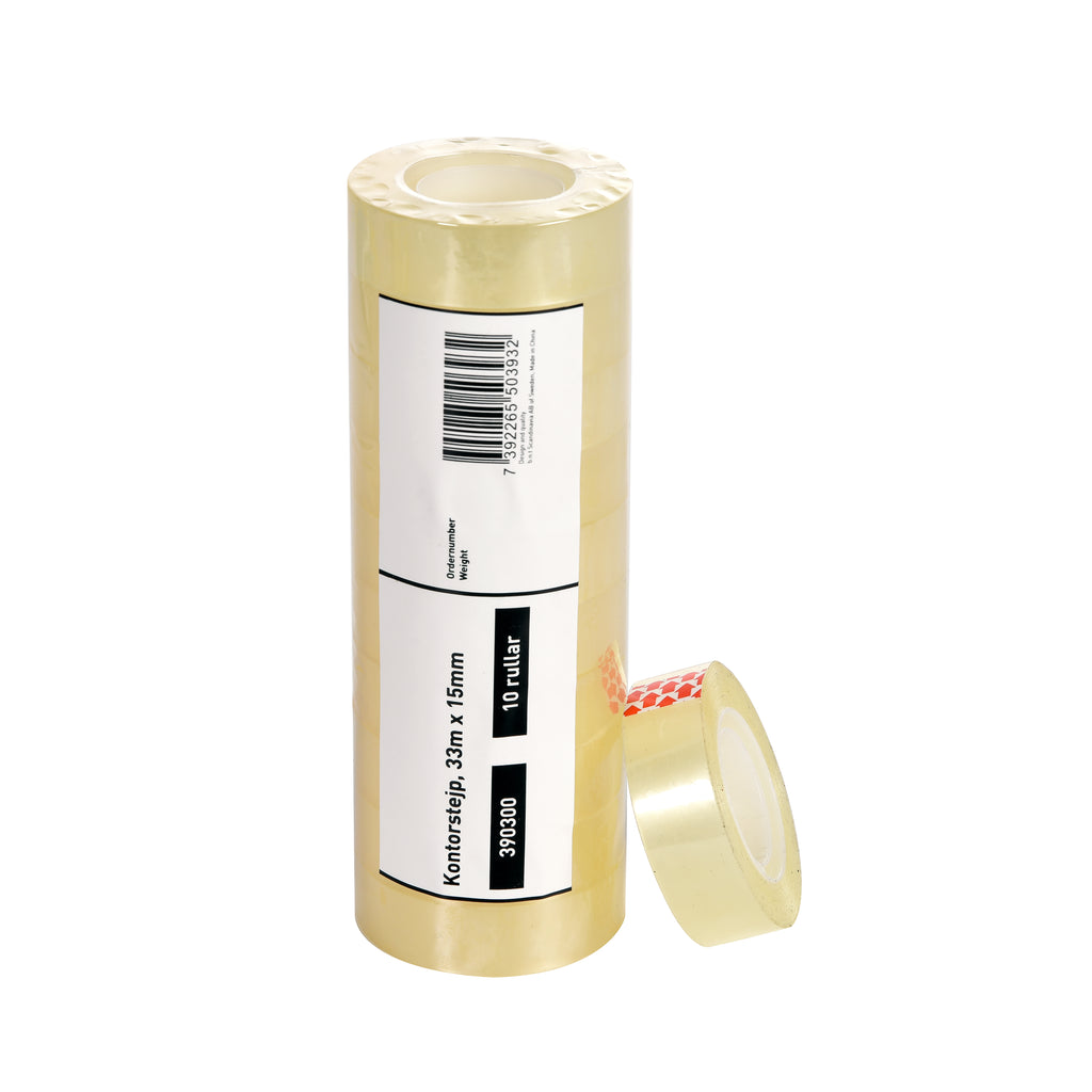 Kontorstejp PP – 33m x 15 mm