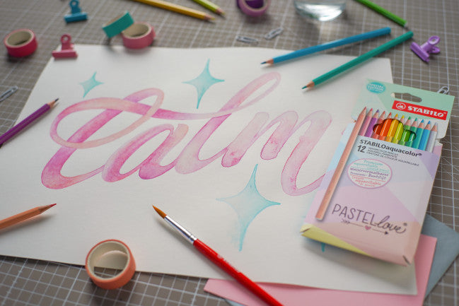 STABILO Akvarellpennor Pastellove 12-pack