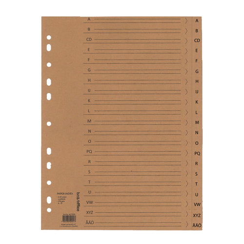 A-Ö Register i Kraftpapper