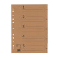 1-5 Register i Kraftpapper