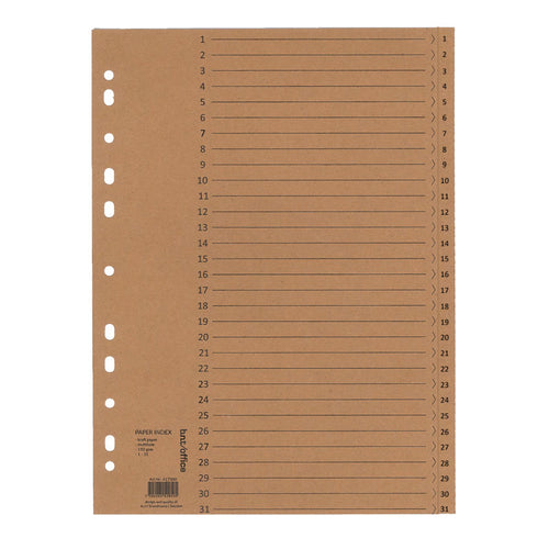 1-31 Register i Kraftpapper