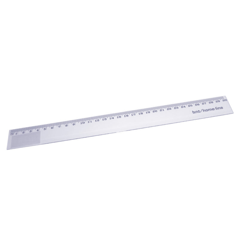 Skollinjal 30 cm Transparent
