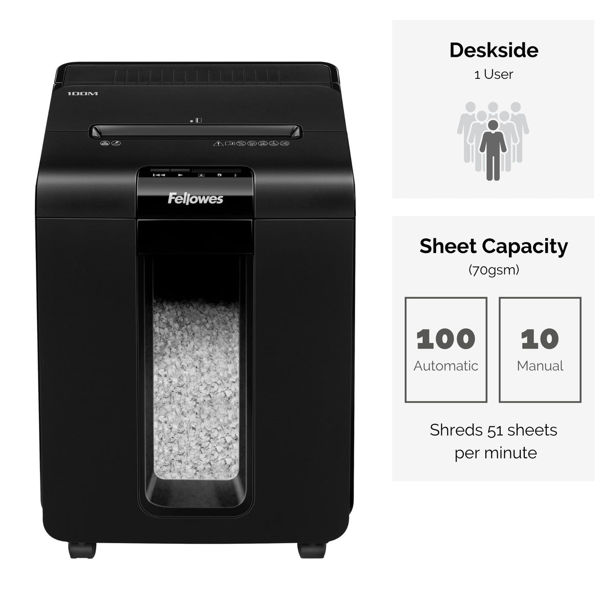 Fellowes Dokumentförstörare Automax 100M