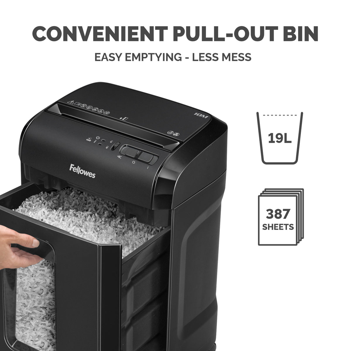 Fellowes Dokumentförstörare 10M