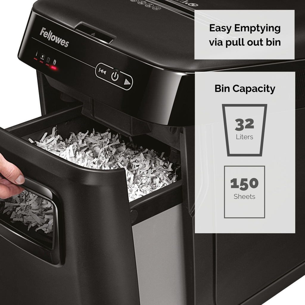 Fellowes Dokumentförstörare Automax 150C Svart