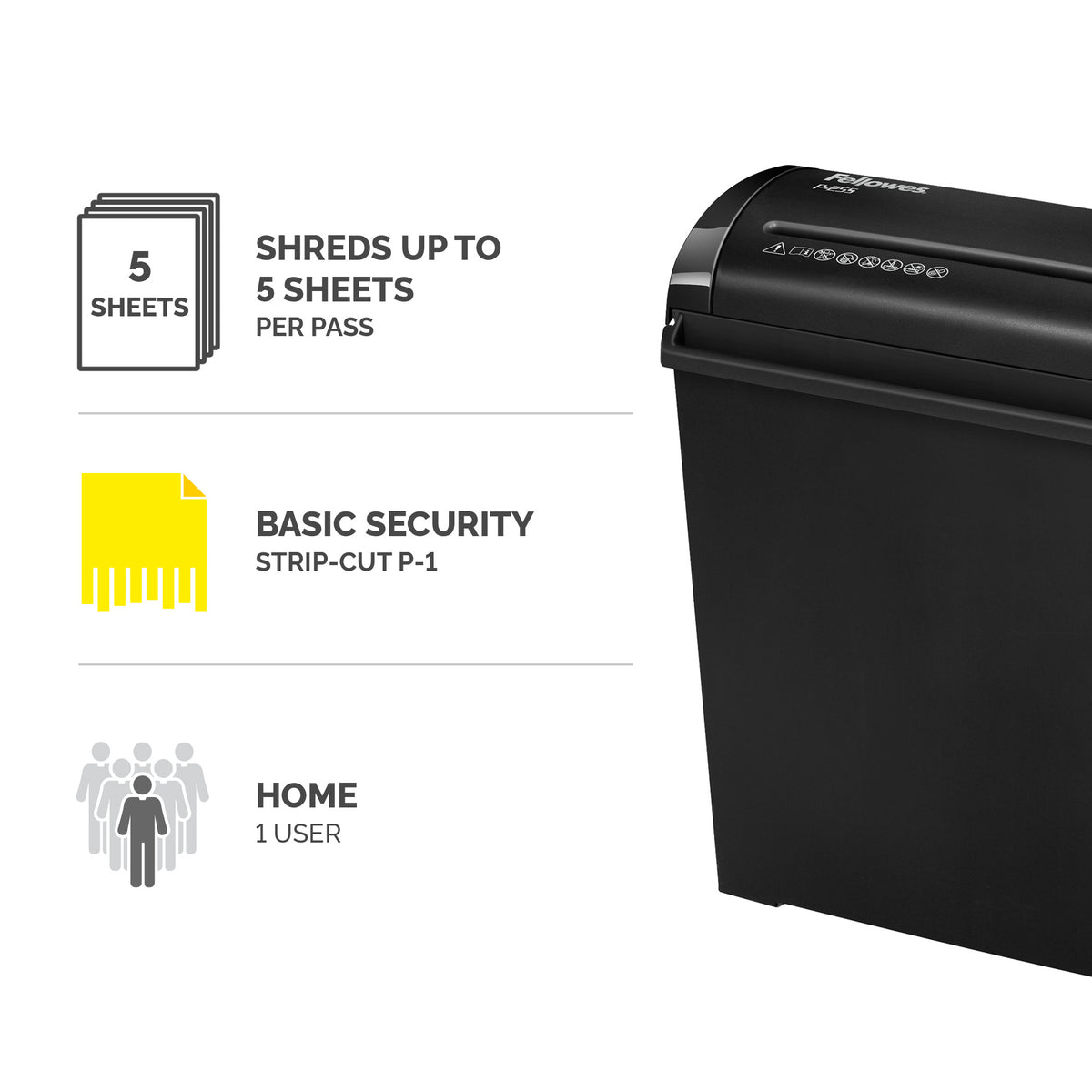 Fellowes Dokumentförstörare P-25S