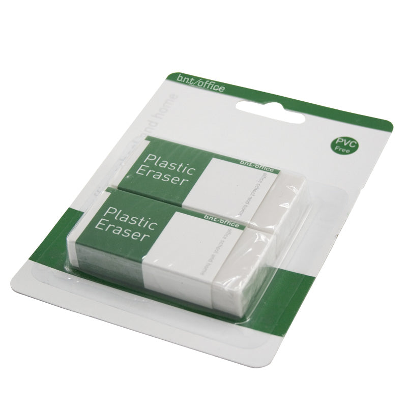 Radergummi 60 × 26 × 10 mm Vit – Radergummi 60 × 26 × 10 mm Vit 2-pack