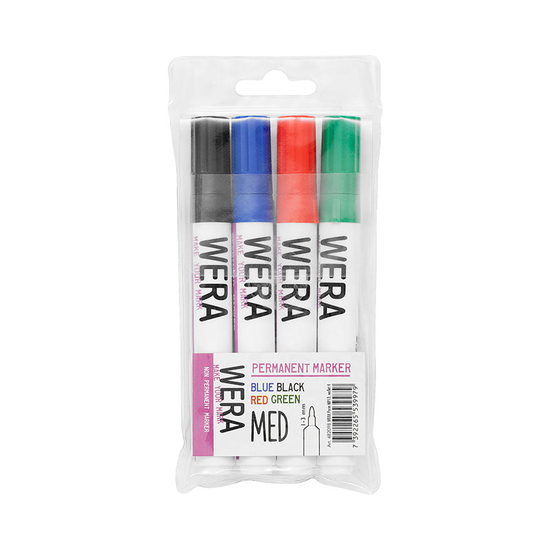 Wera Permanent Märkpenna – Blandade färger – 1-3 mm