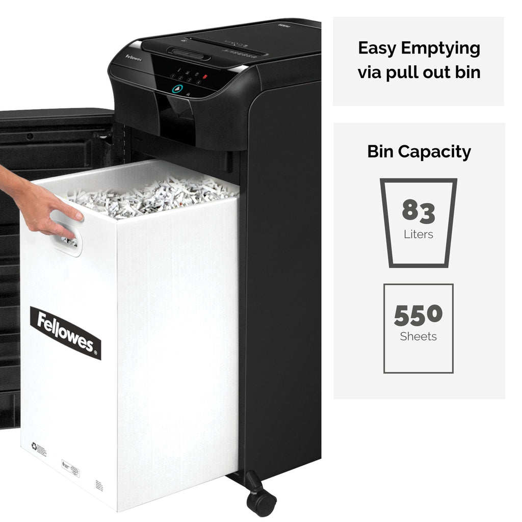 Fellowes Dokumentförstörare Automax 550C Svart