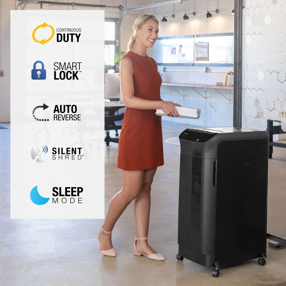 Fellowes Dokumentförstörare Automax 550C Svart