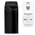 Fellowes Dokumentförstörare Automax 550C Svart