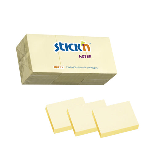 Stick'n Notisblock Gul