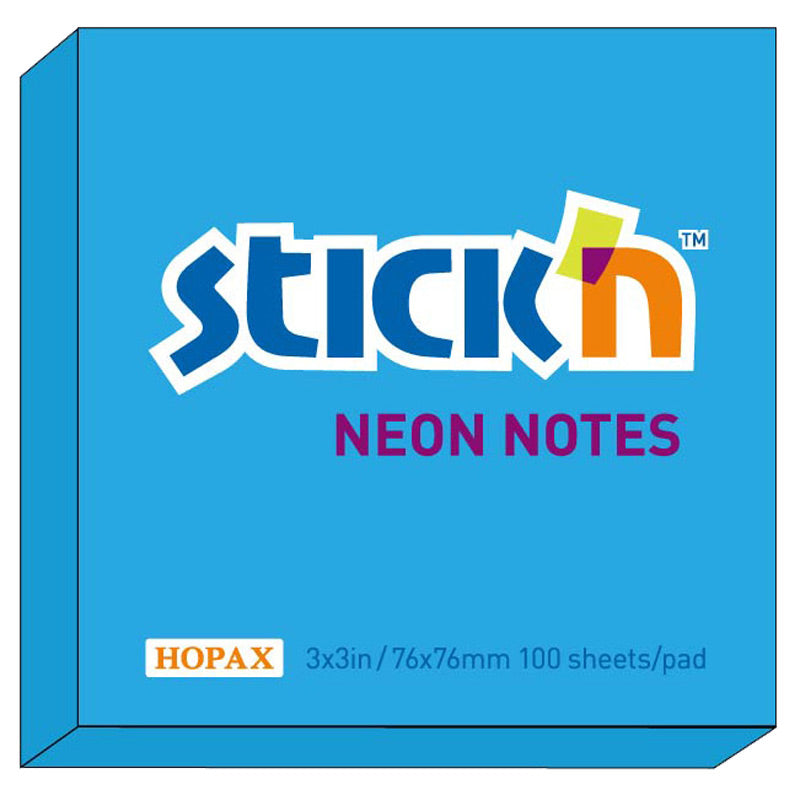 Stick'n Notisblock 100 blad Neon