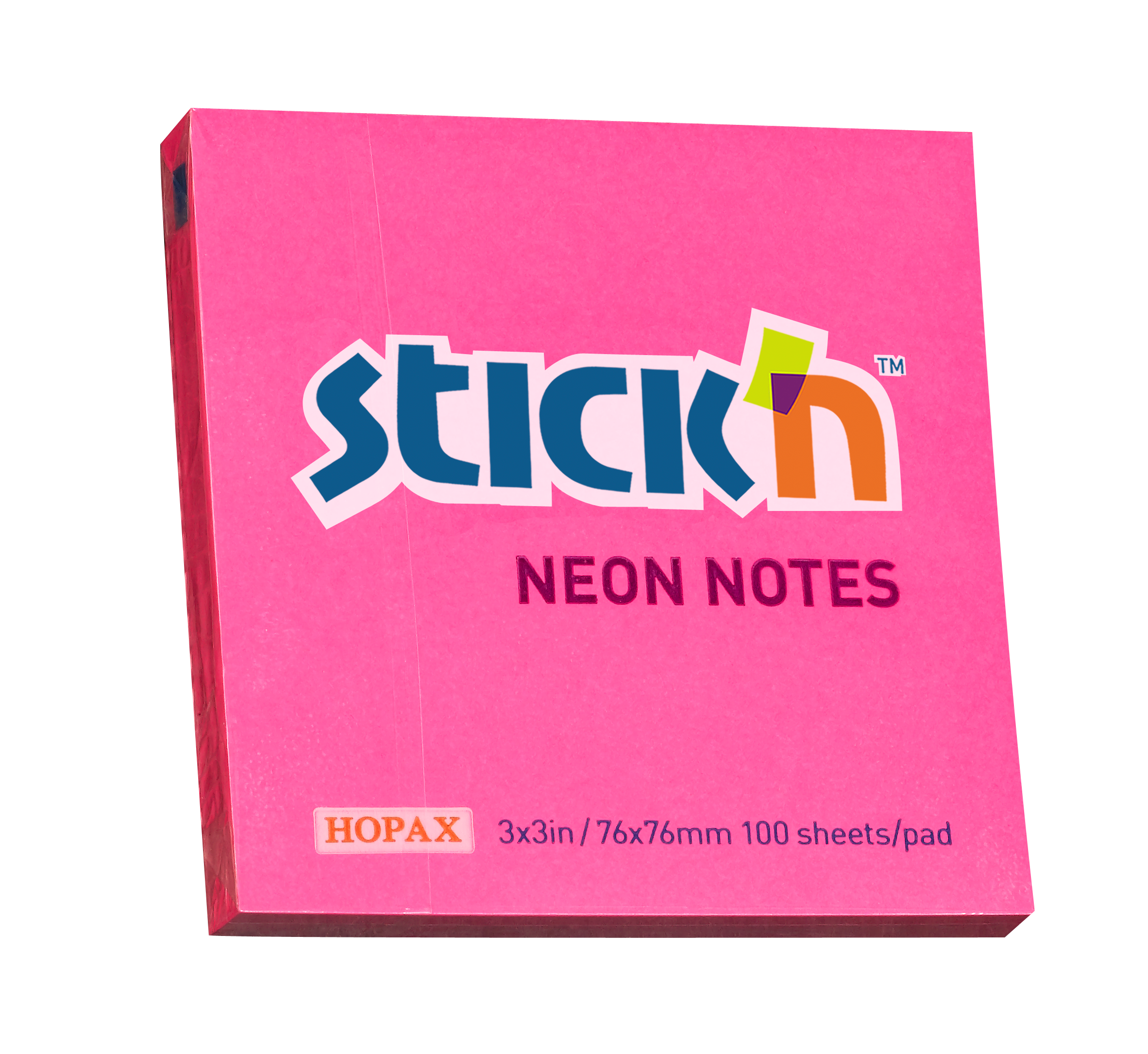 Stick'n Notisblock 100 blad Neon