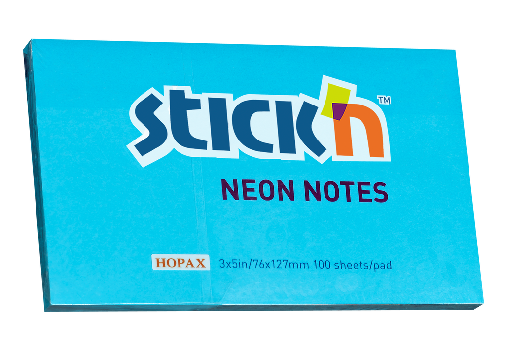 Stick'n Notisblock 100 blad Neon