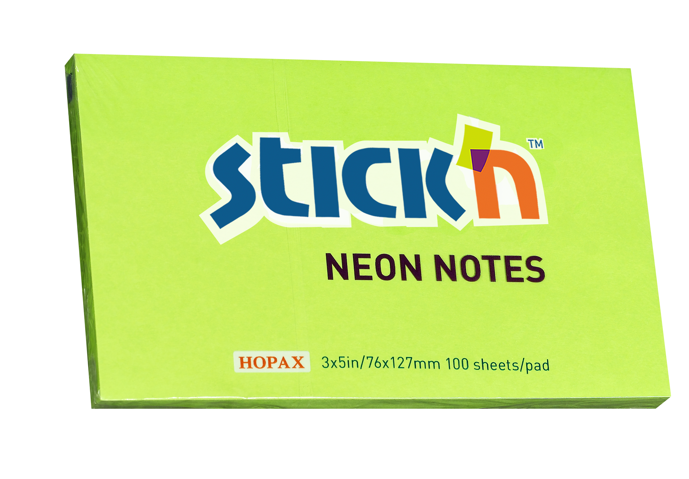 Stick'n Notisblock 100 blad Neon