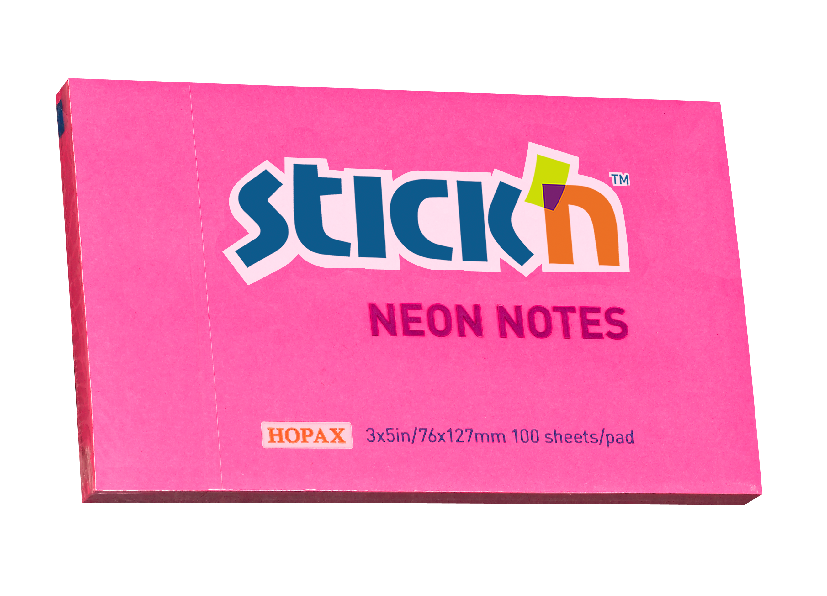 Stick'n Notisblock 100 blad Neon