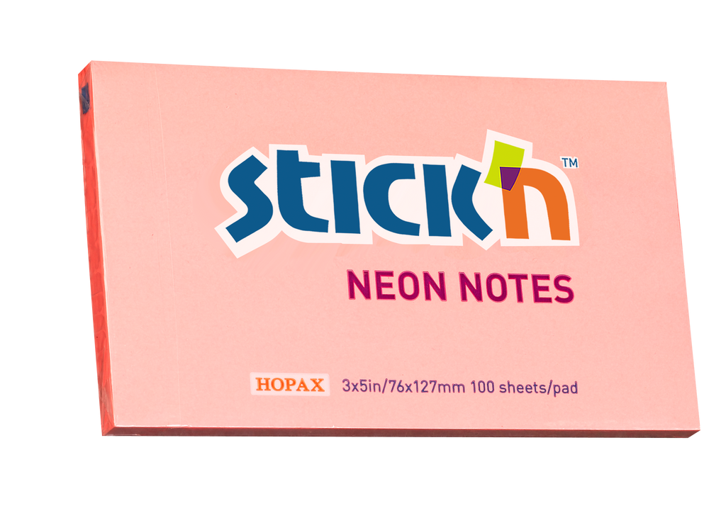 Stick'n Notisblock 100 blad Neon