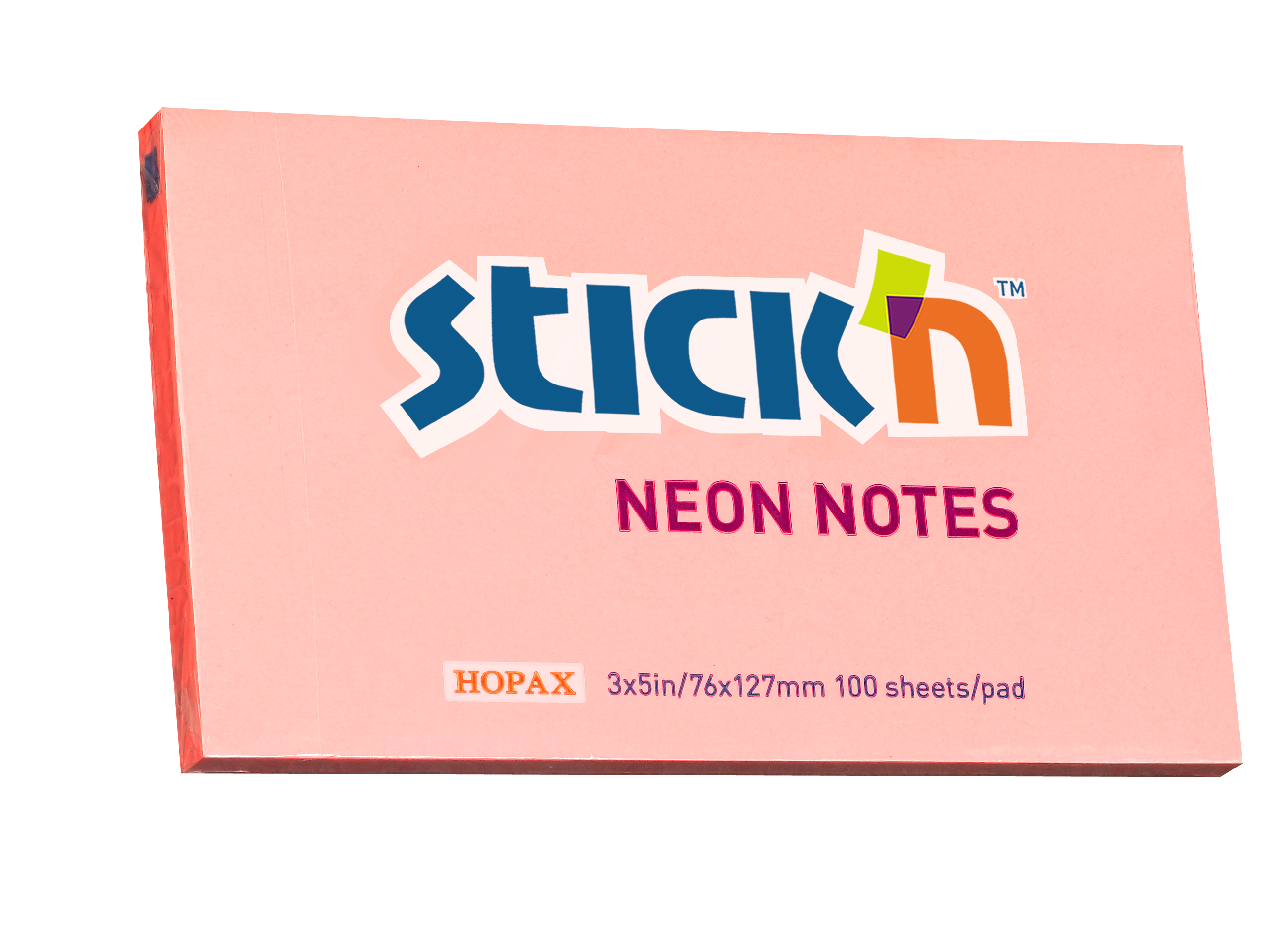 Stick'n Notisblock 100 blad Neon