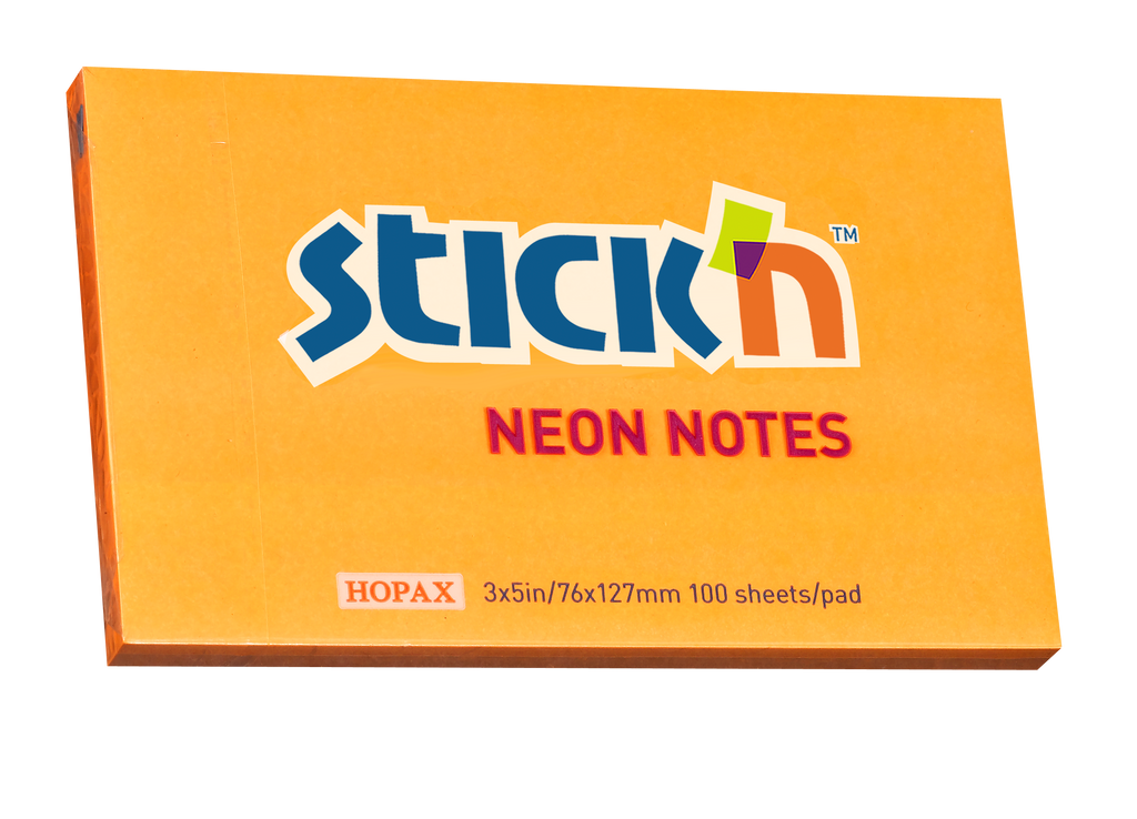 Stick'n Notisblock 100 blad Neon