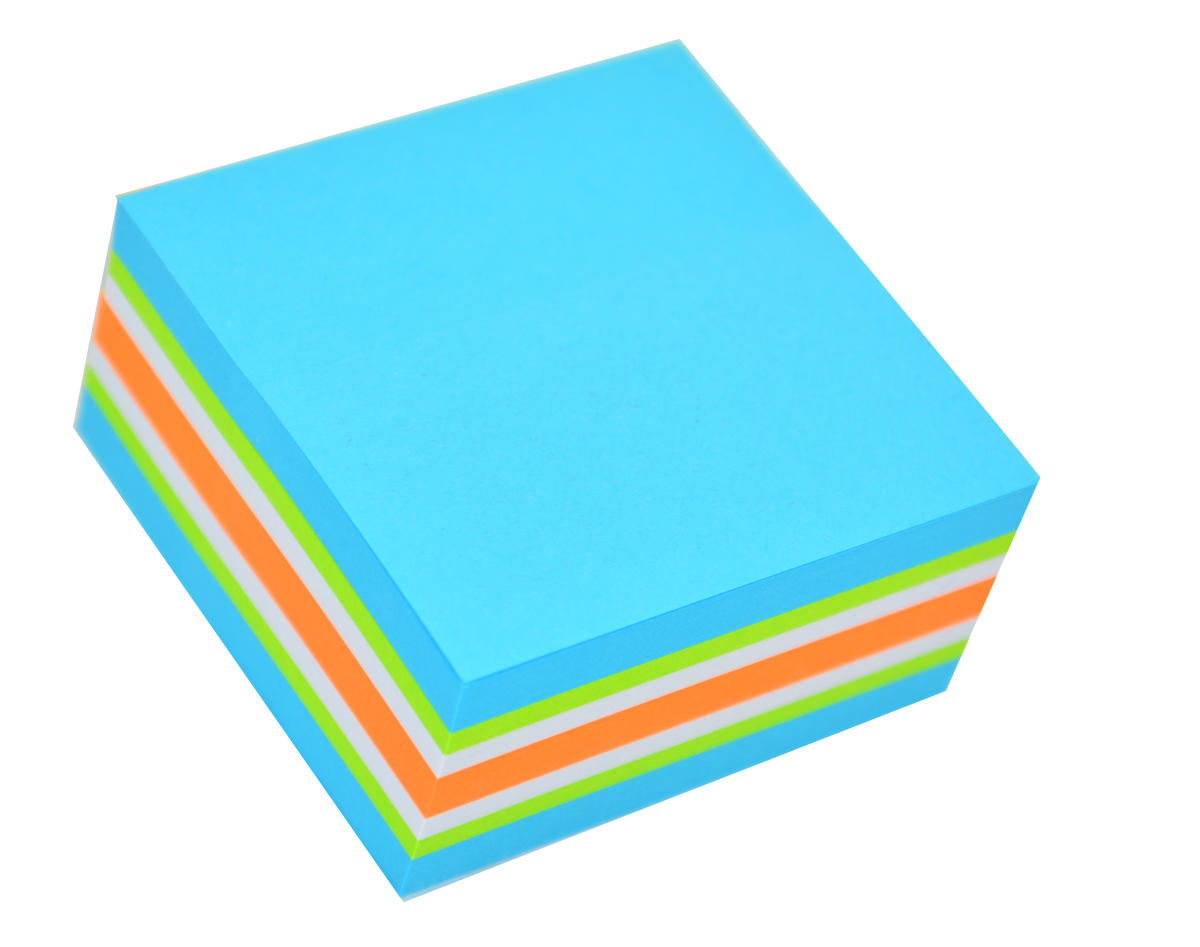 Stick'n Notiskub Mini 51 × 51 250 blad Sorterat Neon