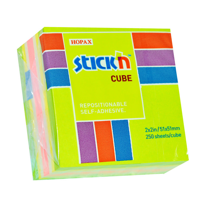 Stick'n Neonkub Mini 51 × 51 250 blad
