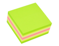 Stick'n Neonkub Mini 51 × 51 250 blad – Grön