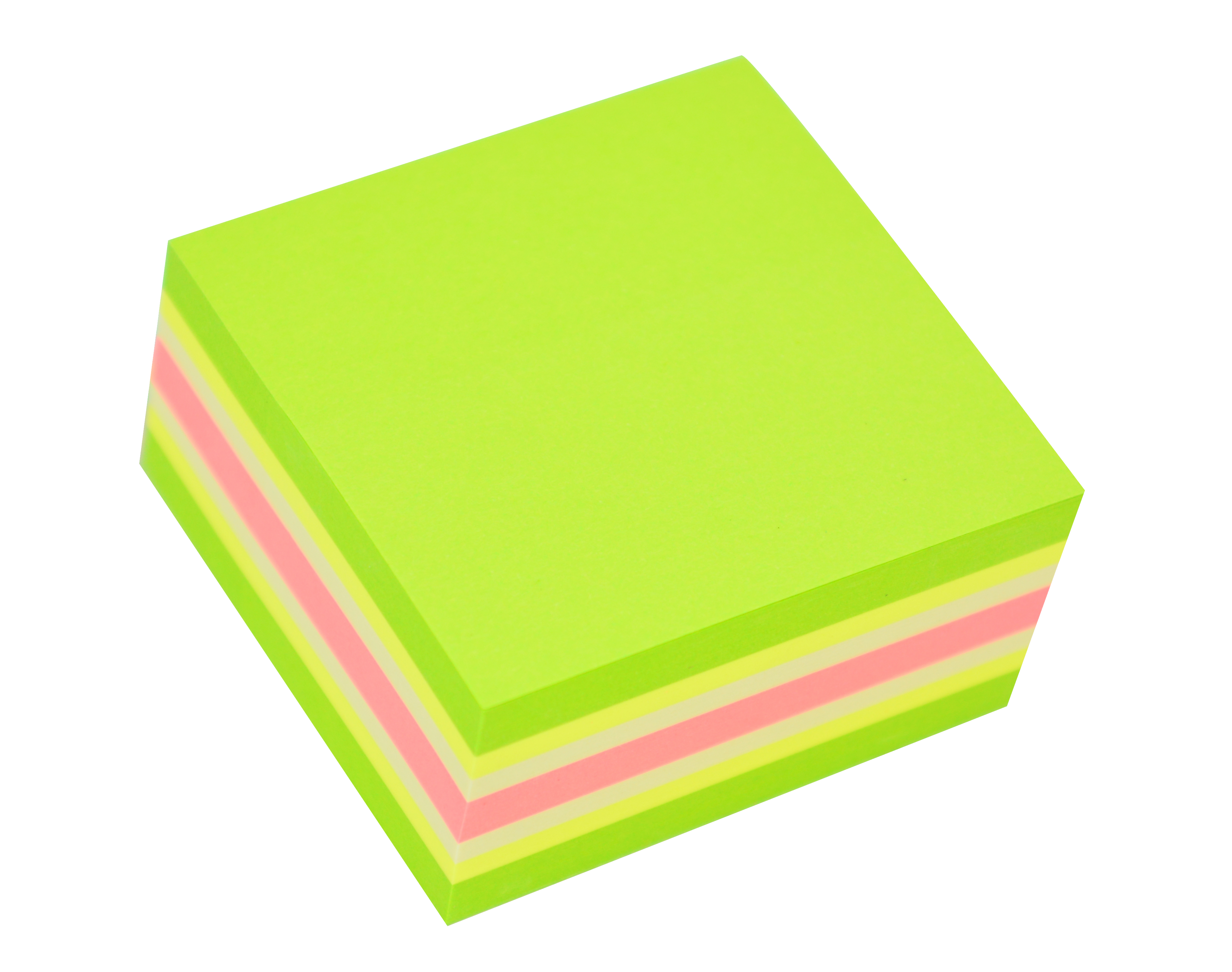 Stick'n Neonkub Mini 51 × 51 250 blad – Grön