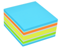 Stick'n Neonkub 76 × 76 400 blad – Blå