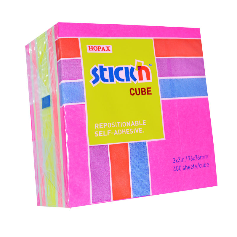 Stick'n Neonkub 76 × 76 400 blad