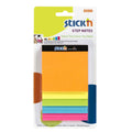 Stick'n StepNotes 5 storlekar 150 blad Sorterat Neon