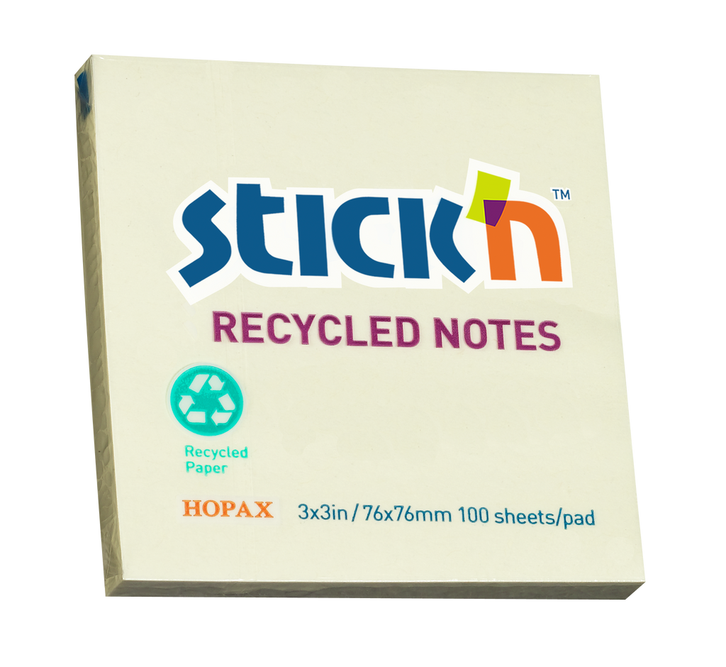 Stick'n Notisblock Gul