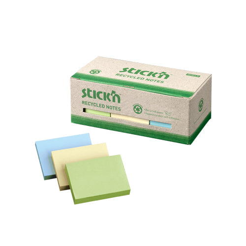 Stick'n Notisblock 100 blad Sorterat 12-pack