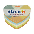 Stick'n Notiskub 67 × 67 250 blad Hjärta Sorterat
