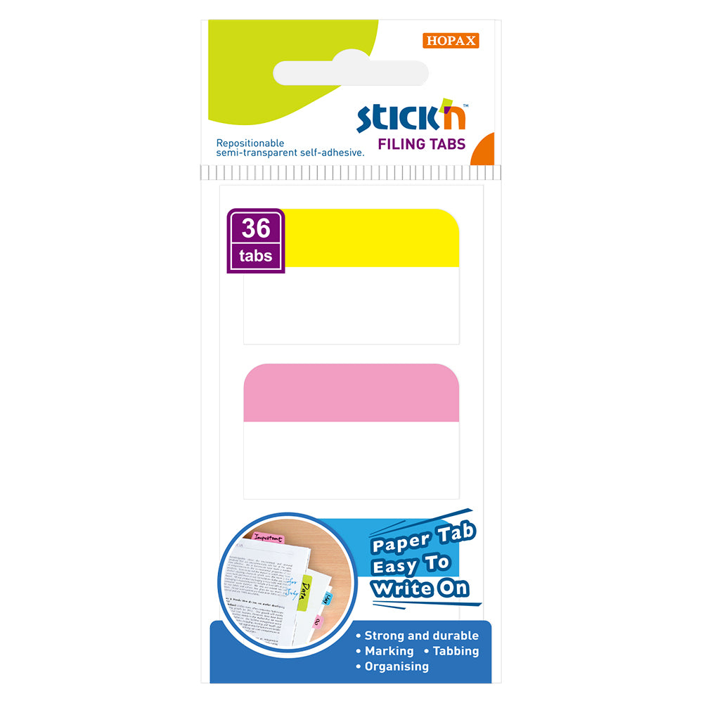 Stick'n Indexflikar Sorterat – 28 × 45 mm – 12 ark