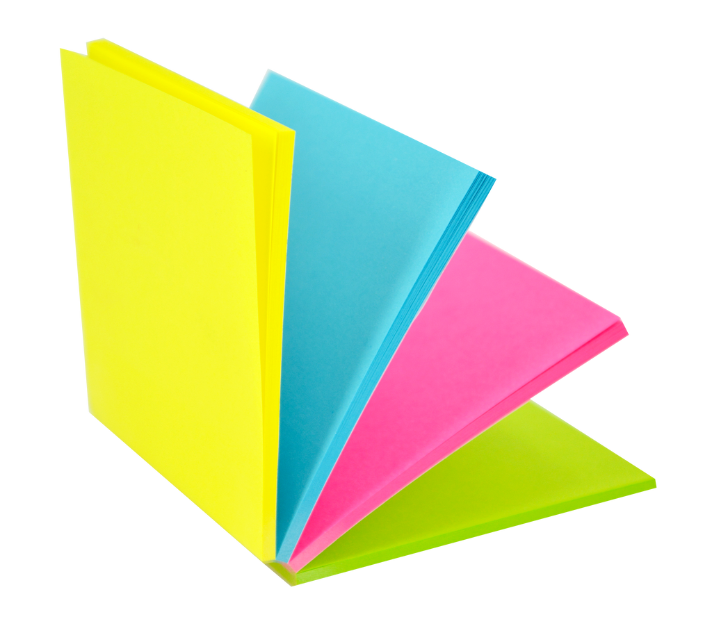 Stick'n Select Notisblock FSC 100 blad Sorterat Neon