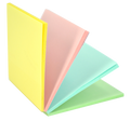 Stick'n Select Notisblock FSC 76 × 76 100 blad Sorterat Pastel