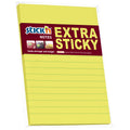 Stick'n Notisblock Extra Sticky 150 × 101 90 blad Linjerad Neon Gul